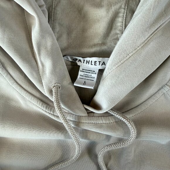 Athleta Seasoft Bubble Hem Cropped Hoodie Large - Picture 5 of 12